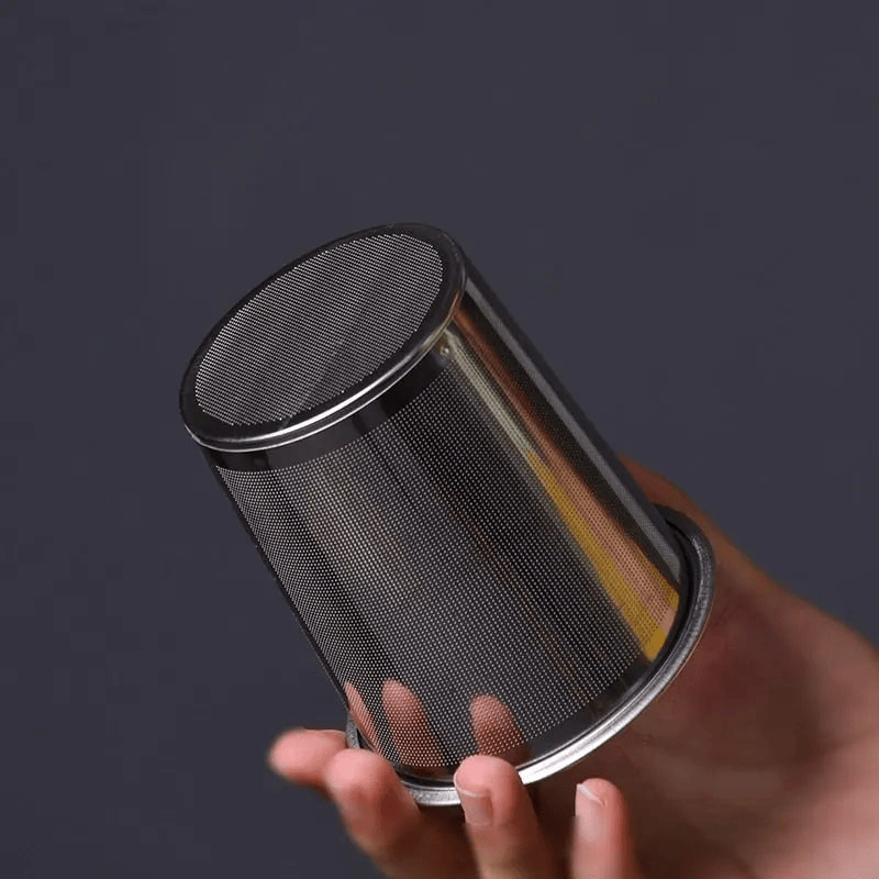 Théière japonaise en fonte noire 1,1L - Design moderne
