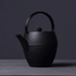 Théière japonaise en fonte noire 1,1L - Design moderne