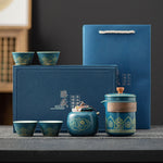 Coffret de service à thé nomade