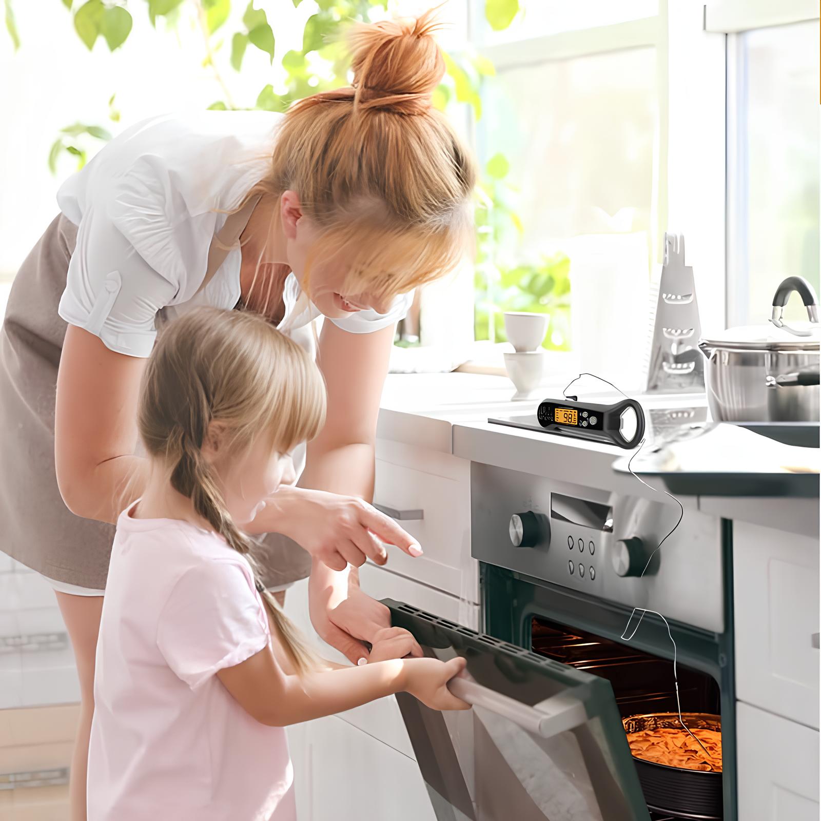 Thermomètre numérique à double sonde et étanche - UstensilesCulinaires