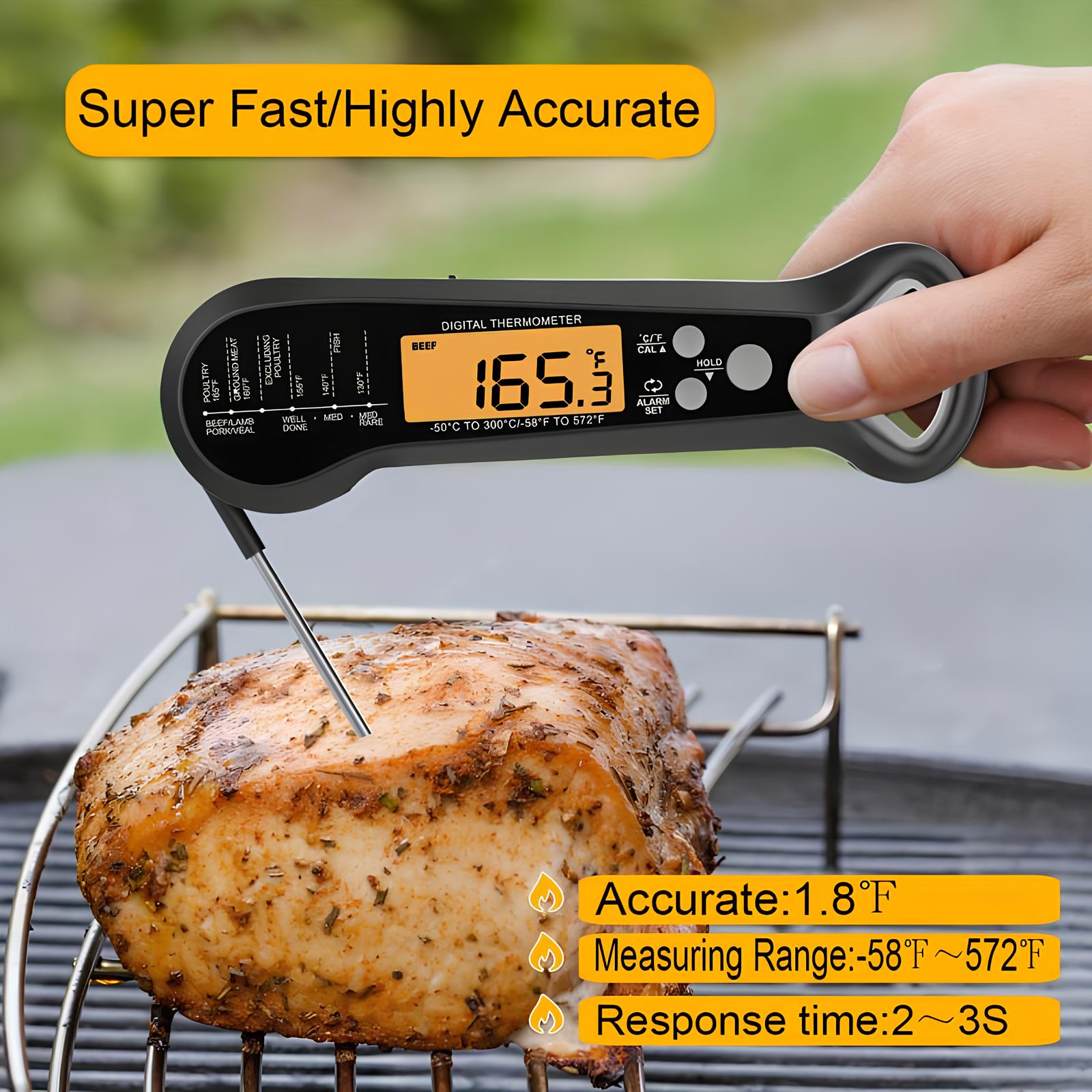 Thermomètre numérique à double sonde et étanche - UstensilesCulinaires