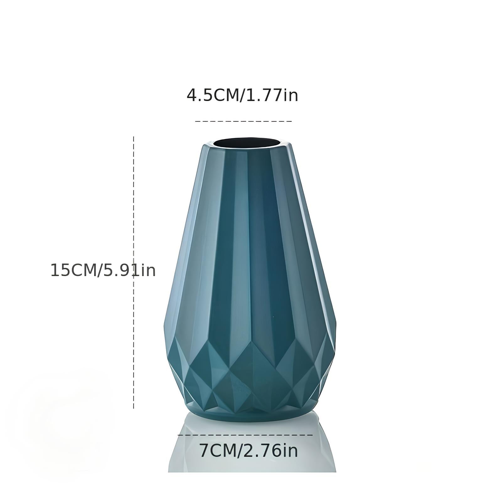 Vase décoratif moderne - Motif géométrique - UstensilesCulinaires