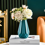 Vase décoratif moderne - Motif géométrique - UstensilesCulinaires