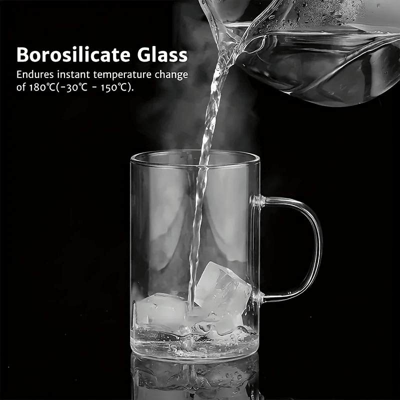 Tasse à thé en verre borosilicate avec infuseur