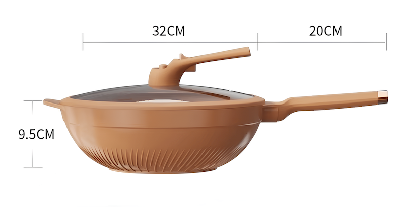 Sauteuse micropression de 32 cm