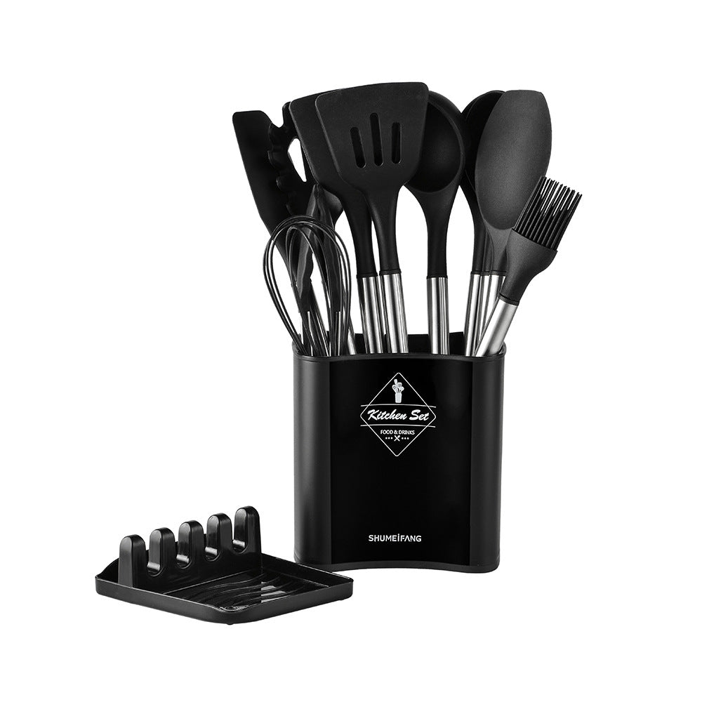 Set d'ustensiles de cuisine en silicone 13 pièces - UstensilesCulinaires