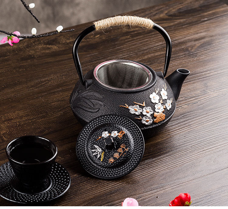 Théière en fonte japonais - UstensilesCulinaires