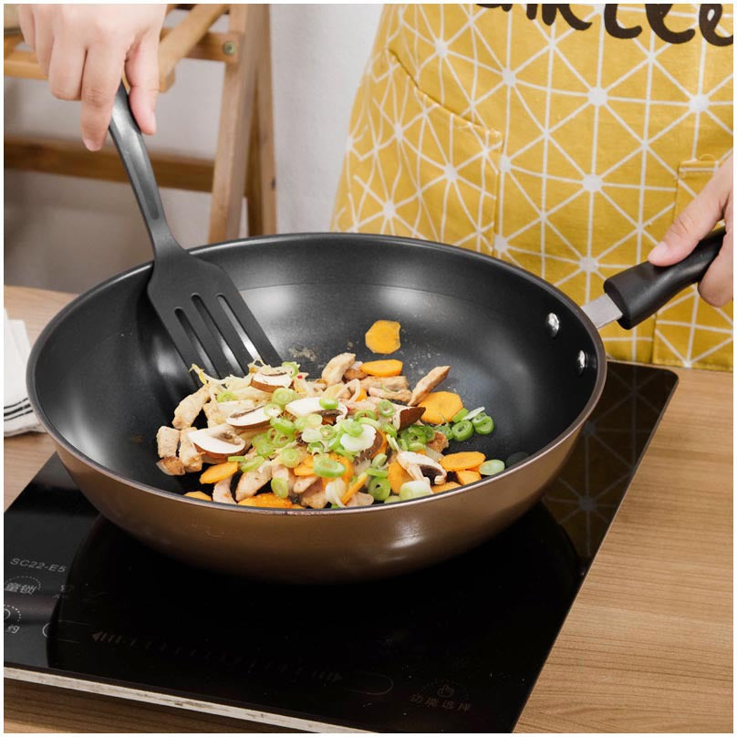 Batterie de cuisine antiadhésive 3 pièces champagne - UstensilesCulinaires