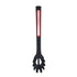 Ustensiles de cuisine noir et rouge en silicone - UstensilesCulinaires