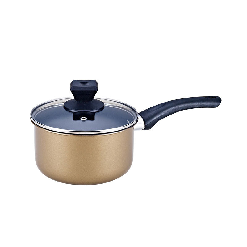 Batterie de cuisine antiadhésive 3 pièces champagne - UstensilesCulinaires