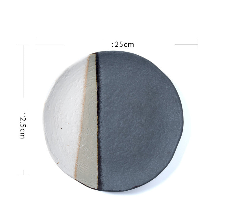 Assiette blanche ronde | Assiette céramique ronde | Ustensiles Culinaires