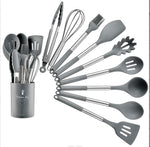 Set d'ustensiles de cuisine en silicone 13 pièces - UstensilesCulinaires