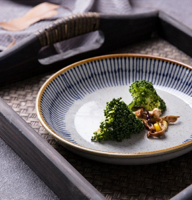Assiette peinture porcelaine | Assiette en céramique | Ustensiles Culinaires