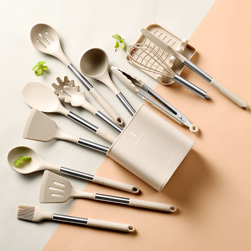 Set d'ustensiles de cuisine en silicone 13 pièces - UstensilesCulinaires