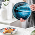 Assiette poterie artisanale | Assiette plate nocturnes | Ustensiles Culinaires 