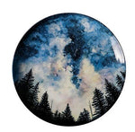 Assiette plate en céramique - Les nocturnes - UstensilesCulinaires