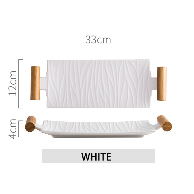 Vaisselle japonaise traditionnelle | Assiette rectangulaire | Ustensiles Culinaires