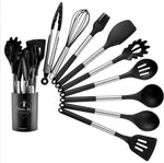 Set d'ustensiles de cuisine en silicone 13 pièces - UstensilesCulinaires