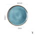 Assiette bleu turquoise | Assiette plate  | Ustensiles Culinaires 