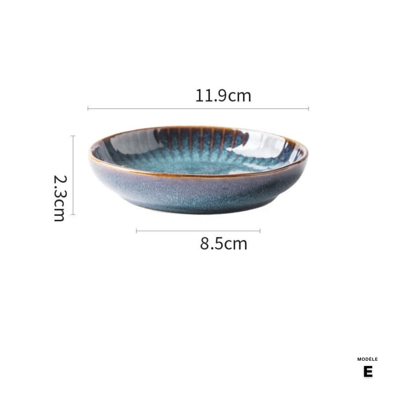 Assiette bleu turquoise | Assiette plate  | Ustensiles Culinaires 