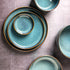 Assiette bleu turquoise | Assiette plate  | Ustensiles Culinaires 